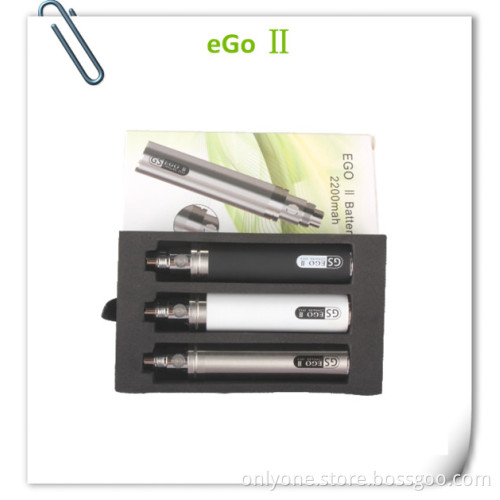Newest Ecig Battery GS EGO II Battery with 2200mAh Huge Volume 8 Colors Battery Factory Price